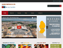Tablet Screenshot of mazarsqatar.com